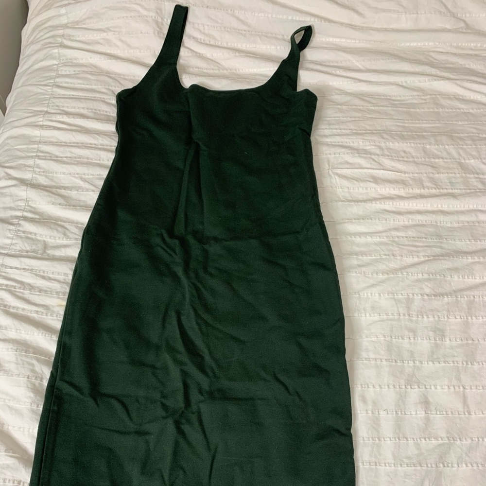 Green bodycon dress